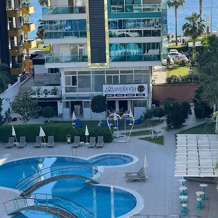 Apartament Vip Deniz Manzarali Hamam, Sauna, Havuz, Alanya