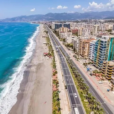 Vip Deniz Manzarali Hamam, Sauna, Havuz, Apartman Alanya